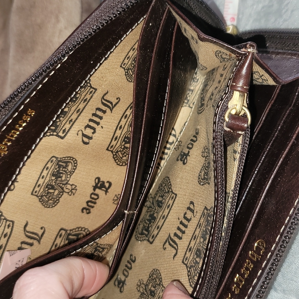 💥NWOT 💥VTG JUICY COUTURE MATCHING BAG AND LARGE WALLET - Picture 8 of 16